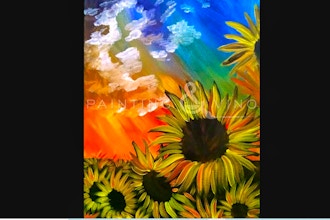 Painting & Brews - Sunset Sunflower
